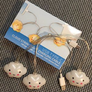 Light-up Clouds Charging Cable. C-type